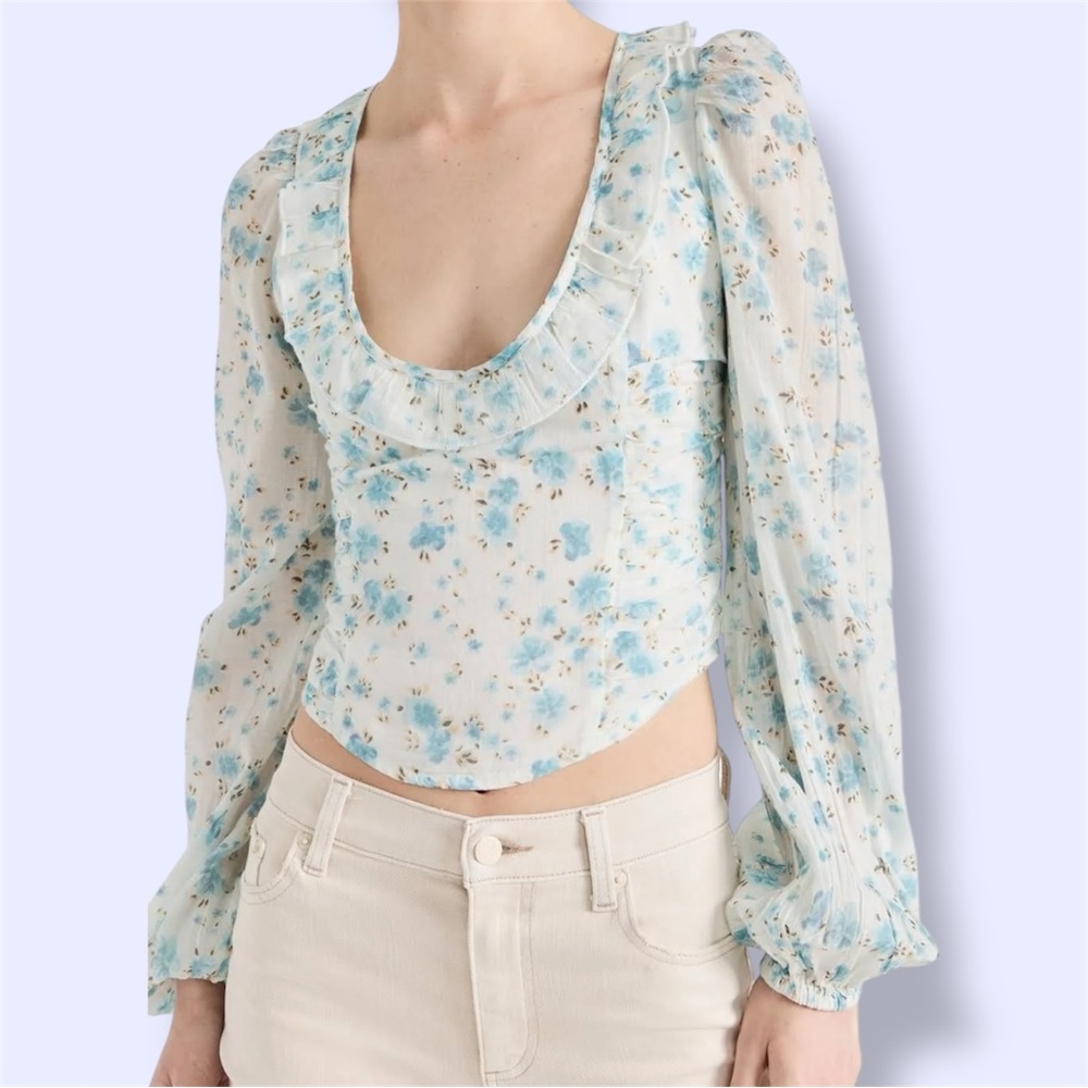 Free People Women's Another Life Print Crop Top
